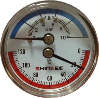 溫度壓力表（面徑50MM)